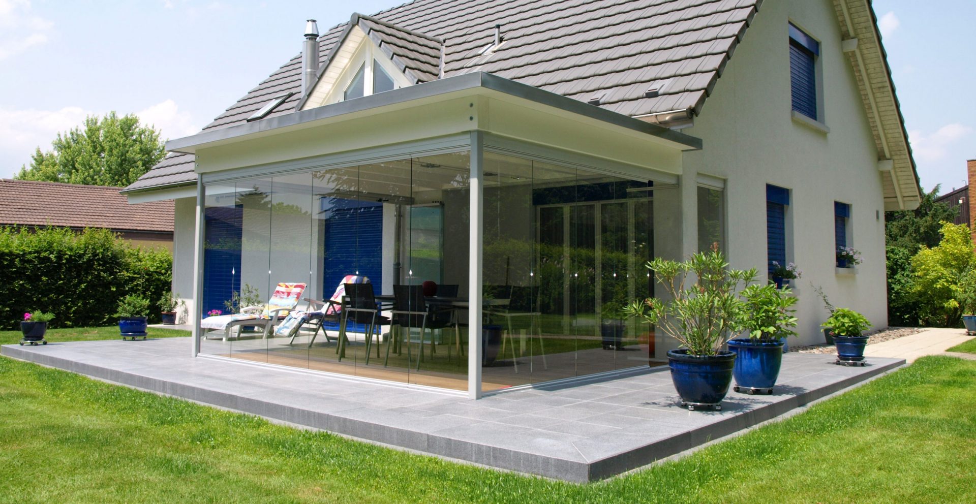 Sitzplatzverglasung fürs Eigenheim | SET Glasbau